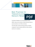 Best Practices for Telecom Network Reliability