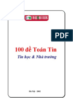 100 de Tin Hoc Va Nha Truong