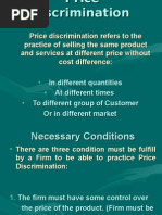 Price Discrimination