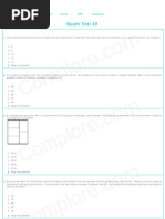 Cat 2009 Quant Test 49