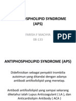 Antiphospholipid Syndrome (Aps)
