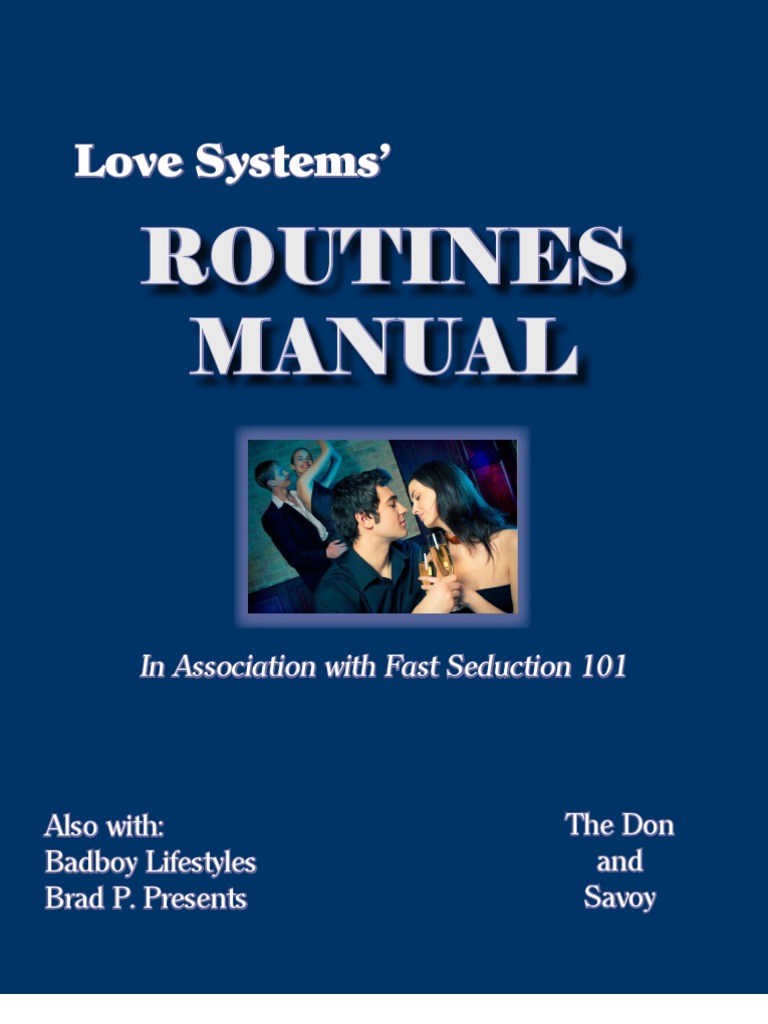 Love Systems Routines Manual VOLUME 1 | PDF | Conversation ...