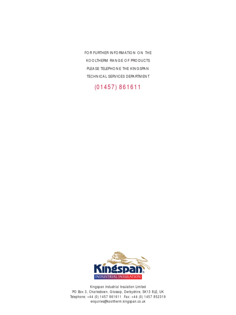 Kooltherm Pipe PDF Thermal Insulation Building Insulation