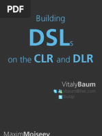 Building DSLs on CLR and DLR (.NET)