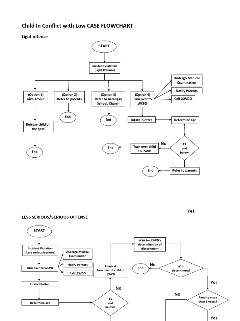 Cicl Case Handling Flowchart | PDF