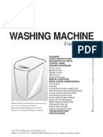 Samsung Powerdrum Washing Machine User Manual
