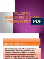 Taller Habilidades Blandas - Técnicas de Venta 