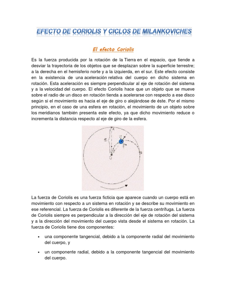 El Efecto Coriolis | Era de Hielo | Física Aplicada e Interdisciplinaria