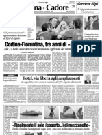 Corriere Delle Alpi 29/05/2009
