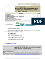 Legislacao Aplicada a Regulacao Em Saude Suplementar p Ans Especialista Analista e Tecnico Em Regulacao Aula 04 Aula 04 23775