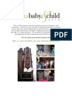 2013 Atl Baby & Child Expo Vendor Packet