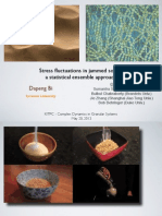 Stress fluctuations in jammed granular solids