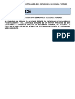 Arranque de Motor Trifásico Dos Estaciones Secuencia Forzada