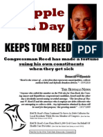 DCCC NY-23 Tom Reed Event Flyer