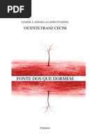 Fonte dos que dormem/Viagem a Andara oO livro invisível  Vicente Franz Cecim