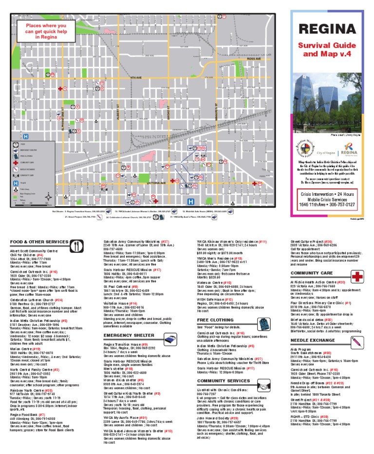 Regina Survival Guide and Map V.4  PDF