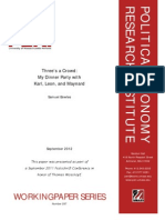 Bowles, S. (2012) - Three'sa Crowd My Dinner Party With Karl, Leon, and Maynard.