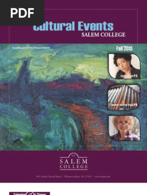 Cultural Events Fall 2013