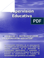 Tecnicas de Supervision Educ