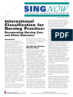 International Classification For Nursing Practice:: Documenting Nursing Care and Client Outcomes