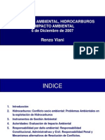 Legislación Ambiental, Hidrocarburos e Impacto Ambiental