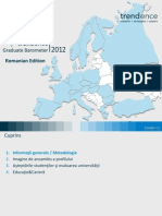 Trendence Graduate Barometer 2012 Romanian Edition