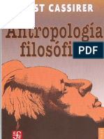 Ernst Cassirer Antropologia Filosofica