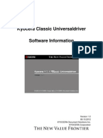 Kyocera Classic Universaldriver Info