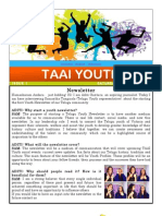 TAAI Youth Newsletter 10th Saturday August 2013