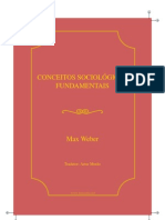 WEBER, Max. Conceitos sociológios fundamentais