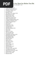 Movies Lists | PDF | Violence