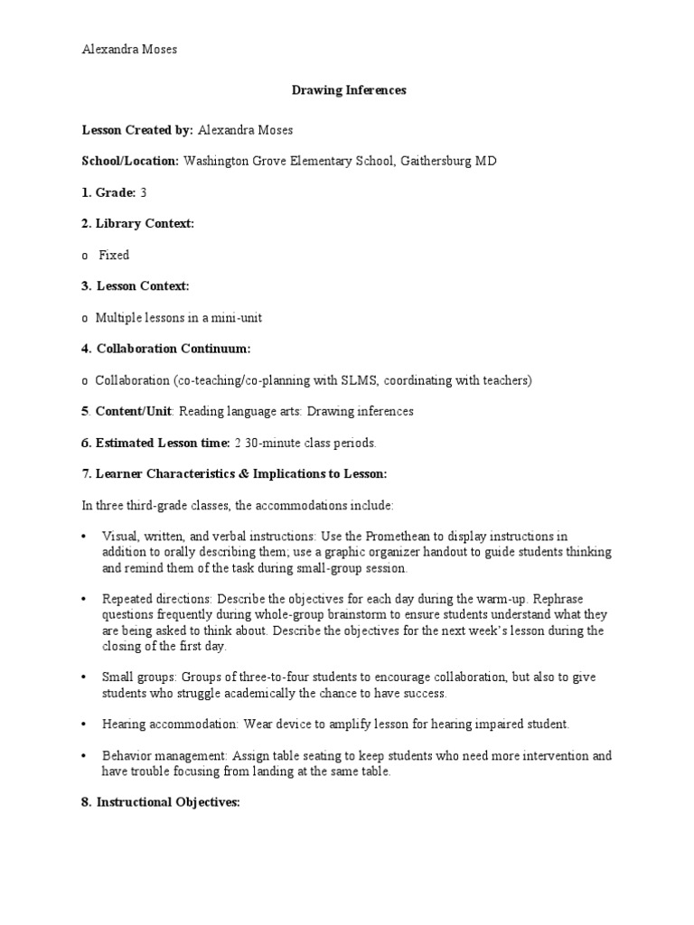 Drawing Inferences | PDF | Brainstorming | Communication