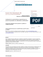 colhedeiras comparativos ergonomia