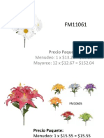 Catálogo Flor Artificial FM