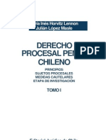 Libro Derecho Procesal Penal Chileno Tomo 1
