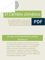 El Cambio Climático