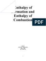 Enthalpy of Formation PDF