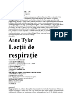 Anne Tyler Lectii de Respiratie