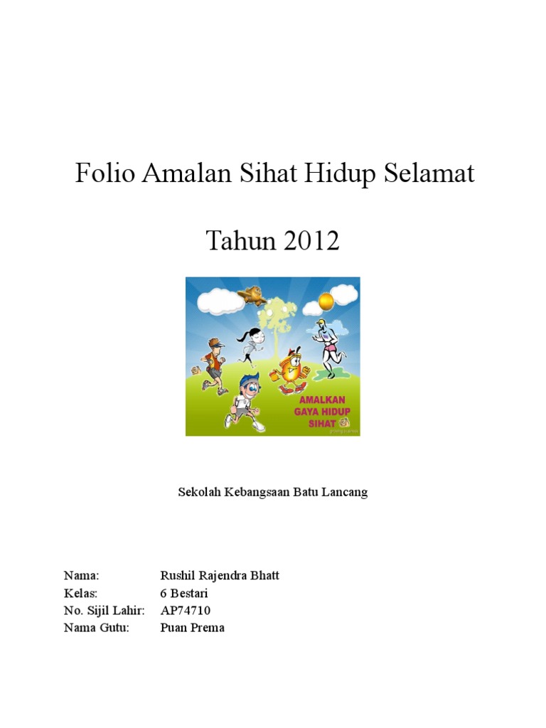 Peribahasa Amalan Gaya Hidup Sihat Sukesihatkah