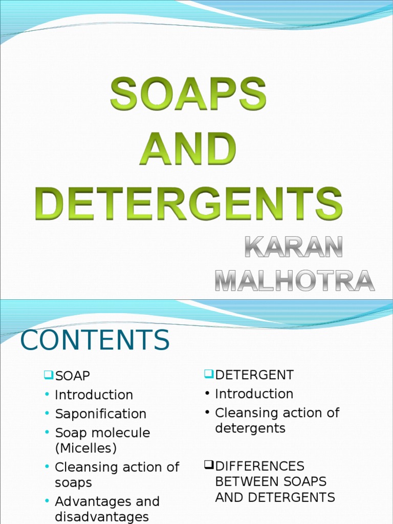 Karan Soaps and Detergents PDF Soap Detergent