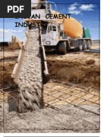 Download report on cement industry by kanu vij SN15912039 doc pdf