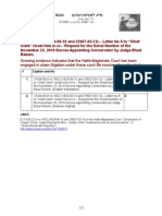 Clerk" Israel Hen in Re - Request For The Serial Number of The November 23, 2010 Decree Appointing Conservator by Judge Ehud Rekem