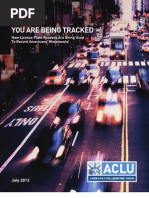 ACLU Report: You Are Being Tracked