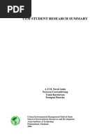 Download Urban Environmental Management Students Research Summary by Choen Krainara SN159145325 doc pdf