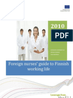 Foreign Nurses Guide to Finnish Working Life