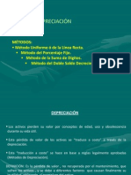 Depreciación - Métodos - 2013-1