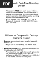 Introduction to Real-Time Operating System