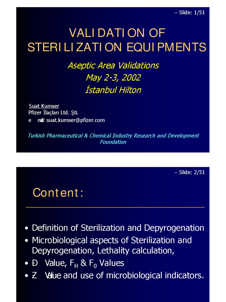 Validation of Sterilization Equipment.pdf Sterilization (Microbiology) Thermal Conduction