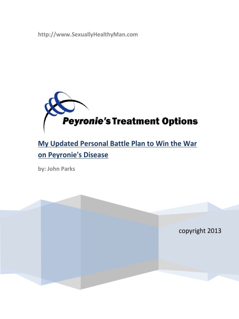 Peyronies Treatment Options - Updated Book | PDF | Medical Specialties ...