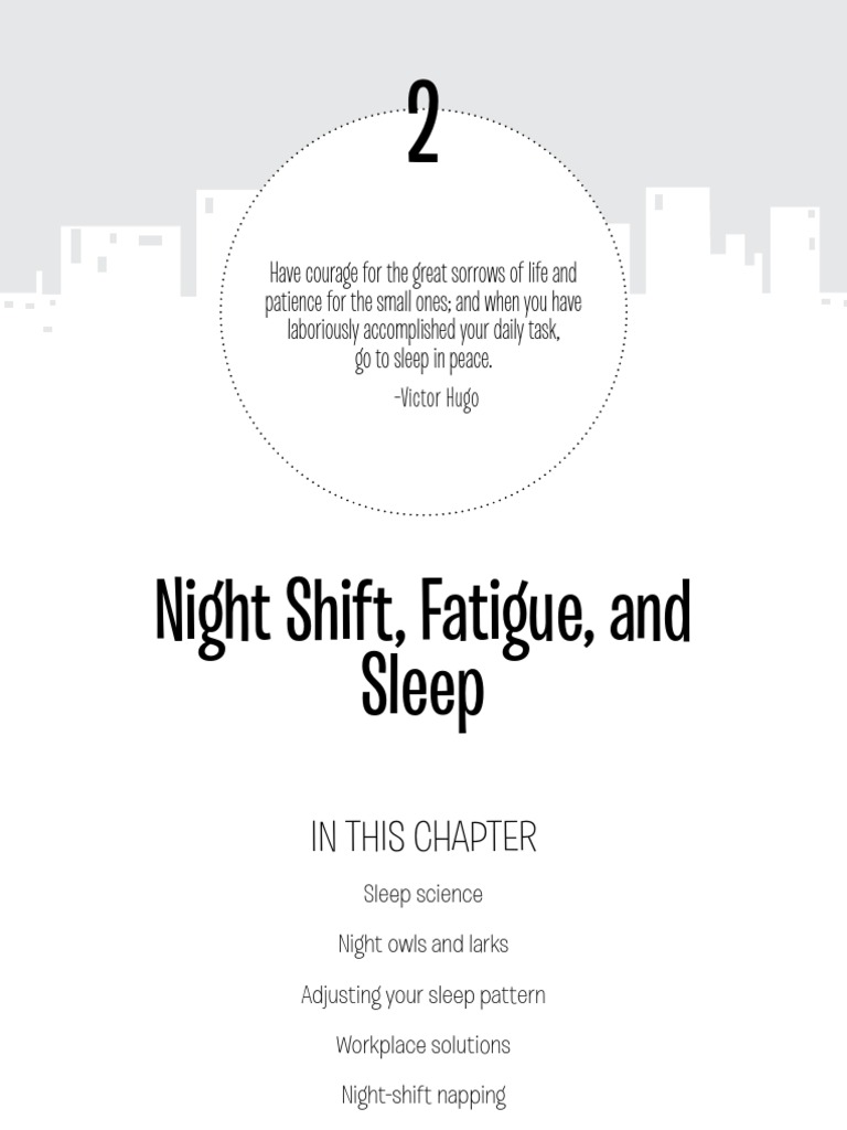 Night Shift Sleep Solutions | PDF | Shift Work | Circadian Rhythm